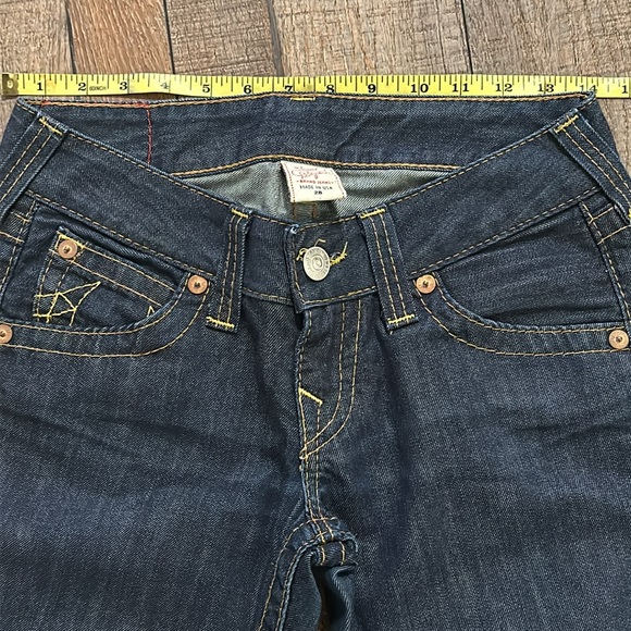 True Religion Dark Blue Flare Jeans - Picture 2 of 10